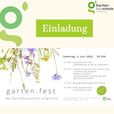 Stadtkapelle Krems beim Gartenfest der Gartenbauschule Langenlois