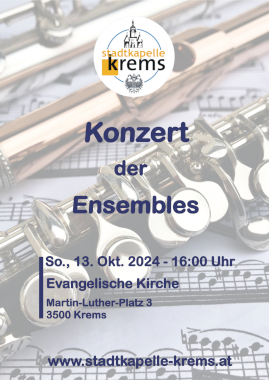 Ensemblekonzert der Stadtkapelle Krems