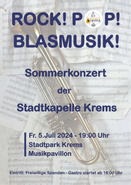 Sommerkonzert der Stadtkapelle Krems