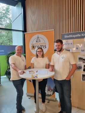 Stadtkapelle Krems bei Welcome fair des IMC Krems