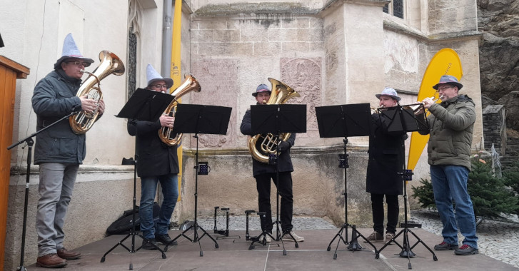 Veltliner Blech beim Advent in Stein
