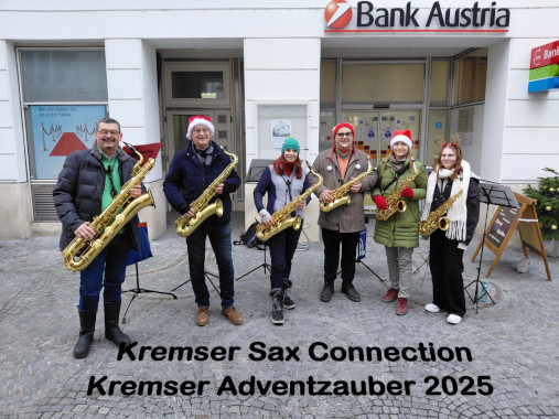 Kremser Sax Connection beim Kremser Advent 2025