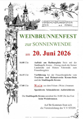 Weinbrunnenfest mit der Kremser Stadtkapelle